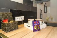 Příslušenství pro přípravu čaje a kávy v ubytování Studio apartments Marcel