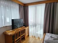 Televízia a/alebo spoločenská miestnosť v ubytovaní Gasthof Ramona