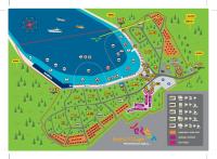 Půdorys ubytování Mobile home Sea Jezera Village, otok Murter