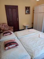 Postel nebo postele na pokoji v ubytování Vila Terezie