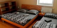 Posteľ alebo postele v izbe v ubytovaní Apartmány Riviéra a Chalupa Riviéra Liptov, Bešeňová