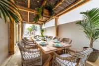 Posezení v ubytování MEDANO4YOU Ixchel Beach House