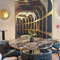 Posezení v ubytování Hotel de Boskar Houthalen