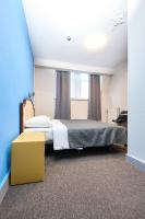 Hotel Derby MERODEにあるベッド