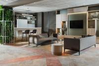 TV a/nebo společenská místnost v ubytování Hilton Garden Inn Bologna North