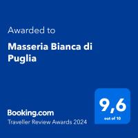Masseria Bianca di Puglia tanúsítványa, márkajelzése vagy díja