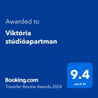 Certifikát, ocenenie alebo iný dokument vystavený v ubytovaní Viktória stúdióapartman