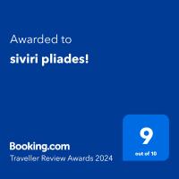 Certifikát, ocenenie alebo iný dokument vystavený v ubytovaní siviri pliades!