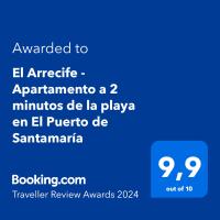 Certifikát, ocenenie alebo iný dokument vystavený v ubytovaní GATU El Arrecife - Apartamento a 2 minutos de la playa en El Puerto de Santamaría , Preferente mayores de 25 años y familias