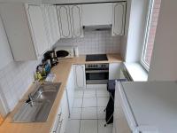Kuchyň nebo kuchyňský kout v ubytování Apartmenthaus Hartl
