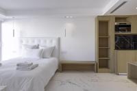 Un ou plusieurs lits dans un h&eacute;bergement de l&#39;&eacute;tablissement Luxury Penthouse Montfleury