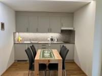 Kuchyň nebo kuchyňský kout v ubytování Hotel Conrad