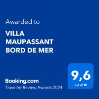 Certifikát, ocenenie alebo iný dokument vystavený v ubytovaní VILLA MAUPASSANT BORD DE MER