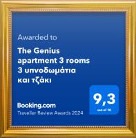 Certifikát, hodnocení, plakát nebo jiný dokument vystavený v ubytování The Genius apartment 3 rooms, Α floor 3 υπνοδωμάτια, A όροφος