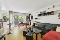 Część wypoczynkowa w obiekcie Appartement design pour les amateurs de modernité