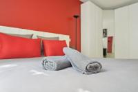 Łóżko lub łóżka w pokoju w obiekcie Appartement design pour les amateurs de modernité