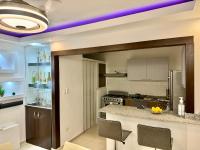 Kuchyň nebo kuchyňský kout v ubytování Moderno Penthouse