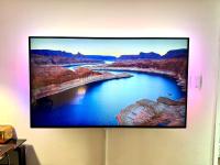 TV a/nebo společenská místnost v ubytování Moderno Penthouse