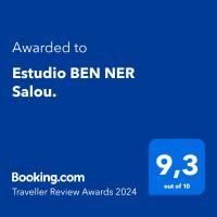 Certifikát, hodnocení, plakát nebo jiný dokument vystavený v ubytování Estudio BEN NER Salou.