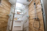 Koupelna v ubytování Apartmenthaus Oborishte