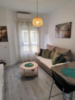 Posedenie v ubytovaní Acogedor apartamento cerca del centro histórico de Málaga