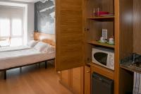 Kuchyň nebo kuchyňský kout v ubytování Hotel Dabeleira
