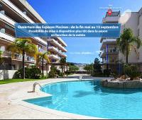 Bazén v ubytování Superbe appartement avec solarium et piscine communautaire nebo v jeho okolí