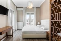 Posteľ alebo postele v izbe v ubytovaní Apollo, Luxe Aristotelous penthouse, city view
