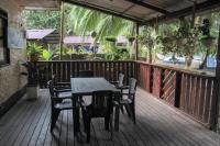 Svalir eða verönd á Posada Las Palmeras