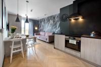 Kuchyňa alebo kuchynka v ubytovaní Praga Zupnicza P&O Serviced Apartments