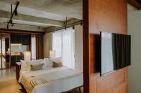 The Komu Canggu Baliにあるテレビまたはエンターテインメントセンター
