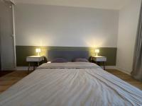 Ein Bett oder Betten in einem Zimmer der Unterkunft Appartement NEUF et cosy &agrave; Blois