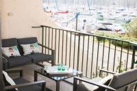 Balkón alebo terasa v ubytovaní Brigantine111 - Golfe de Saint-Tropez - Appartement climatisé avec vue sur la marina