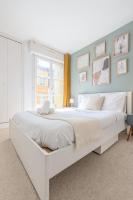 Posteľ alebo postele v izbe v ubytovaní Bright flat in the heart of Vieux Lille.