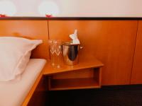 Postel nebo postele na pokoji v ubytování Hotel Restaurant Schwane