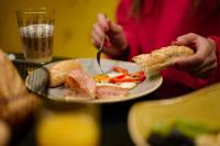 Jídlo v bed and breakfast nebo okolí