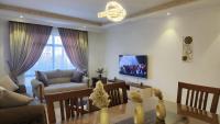 TV a/nebo společenská místnost v ubytování Madinaty apartment 1 شقة فندقية مفروشة سوبر لوكس في مدينتي