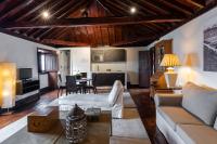 A seating area at Isla Baja Suites