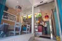 Reštaurácia alebo iné gastronomické zariadenie v ubytovaní Hotel Hostal Chic