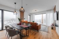 Posezení v ubytování DeLuxe apartmán s terasou Janské Lázně 3 Ski&Bike by AlkaTravel