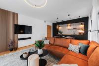 Posezení v ubytování DeLuxe apartmán s terasou Janské Lázně 3 Ski&Bike by AlkaTravel