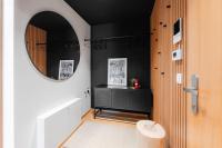 Půdorys ubytování DeLuxe apartmán s terasou Janské Lázně 3 Ski&Bike by AlkaTravel