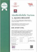 Ede Apart Otel tanúsítványa, márkajelzése vagy díja