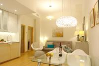 A seating area at Moderno y Centrico Apartamento 1 dormitorio
