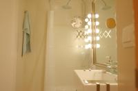 A bathroom at Moderno y Centrico Apartamento 1 dormitorio