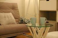 A seating area at Moderno y Centrico Apartamento 1 dormitorio