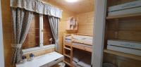 Postel nebo postele na pokoji v ubytování Geofond Chaty