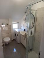 Koupelna v ubytování Apartman Melinda