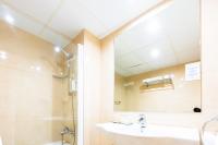 Koupelna v ubytování Hotel Palacios