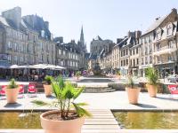 Widok na miasto Guingamp z tego apartamentu